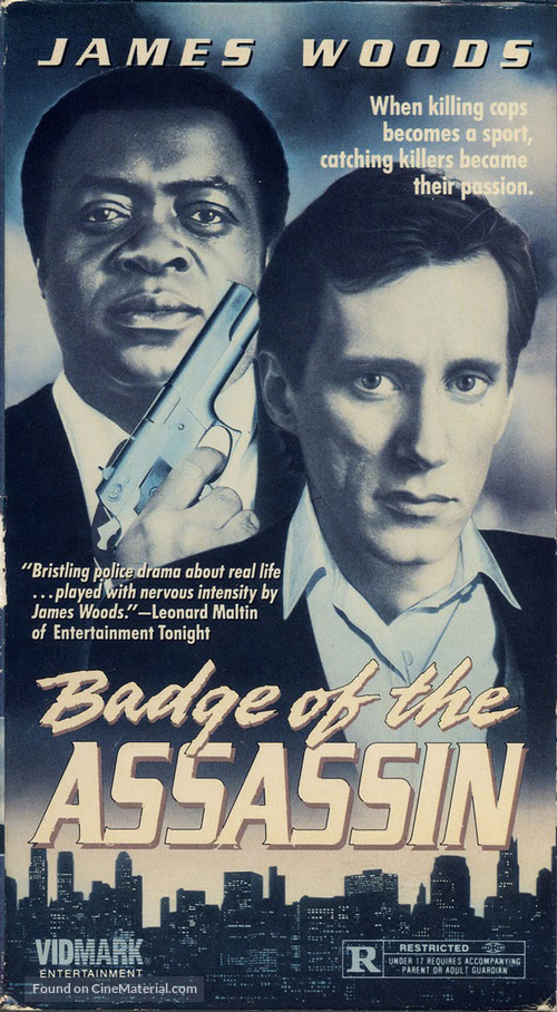 Badge of the Assassin - VHS movie cover