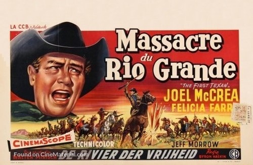 The First Texan - Belgian Movie Poster