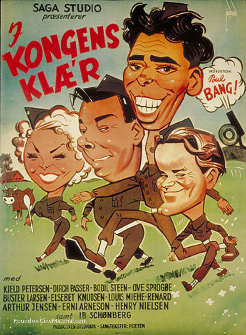 I kongens kl&aelig;&#039;r - Danish Movie Poster