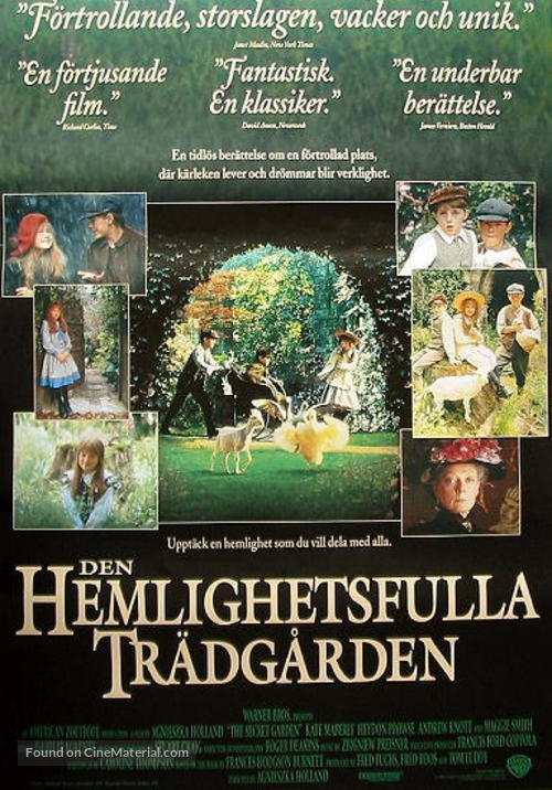 The Secret Garden - Swedish Movie Poster