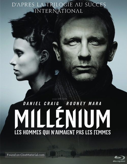 The Girl with the Dragon Tattoo - French Blu-Ray movie cover