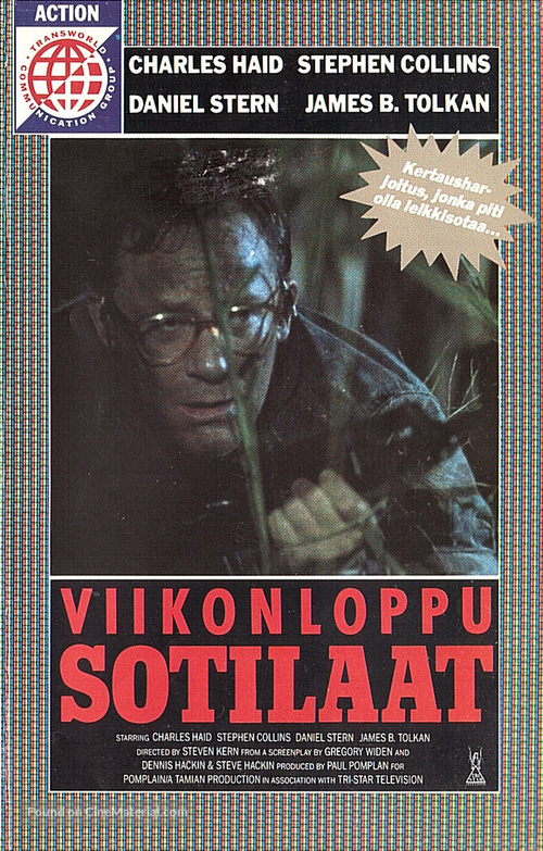 Weekend War - Finnish VHS movie cover