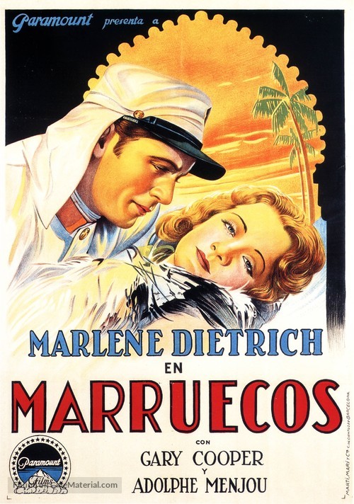Morocco - Spanish Movie Poster
