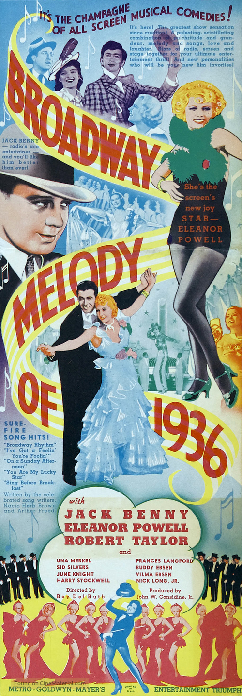 Broadway Melody of 1936 - Movie Poster