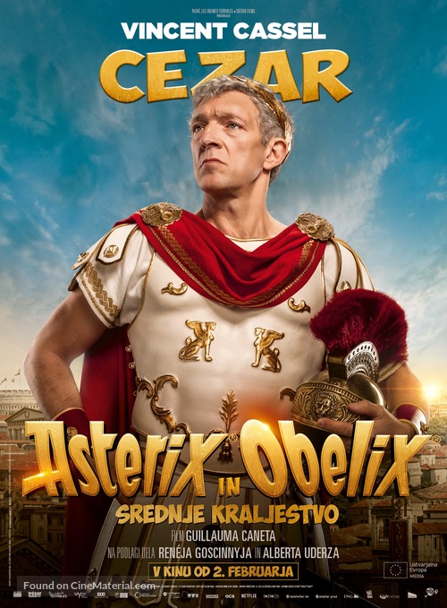 Ast&eacute;rix &amp; Ob&eacute;lix: L&#039;Empire du Milieu - Slovenian Movie Poster