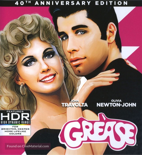 Grease - Blu-Ray movie cover