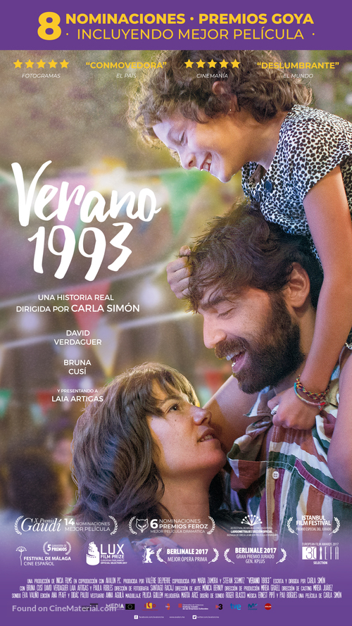 Estiu 1993 - Spanish Movie Poster