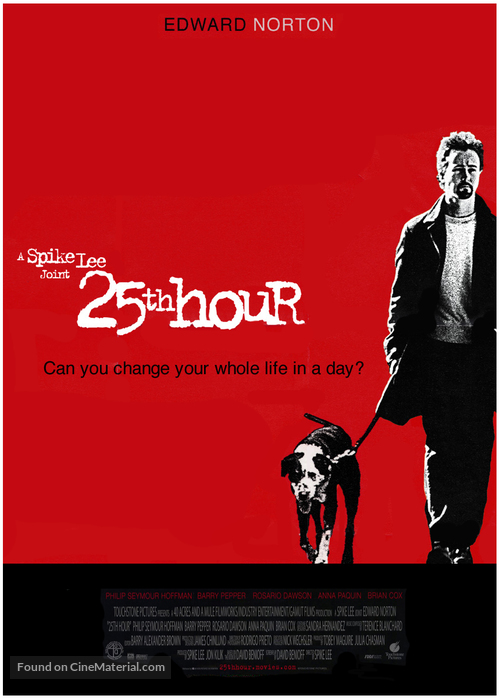 25th Hour - Movie Poster