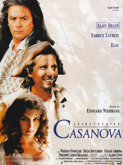 Le retour de Casanova - French Movie Poster