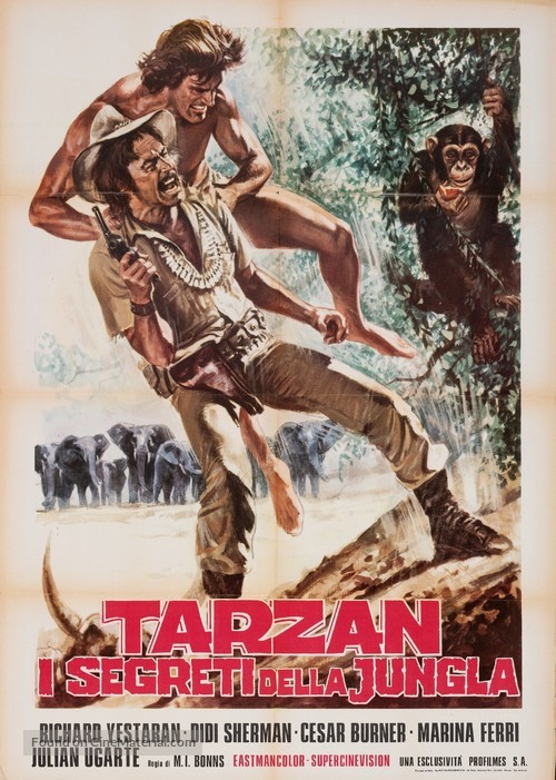 Tarz&aacute;n y el misterio de la selva - Italian Movie Poster