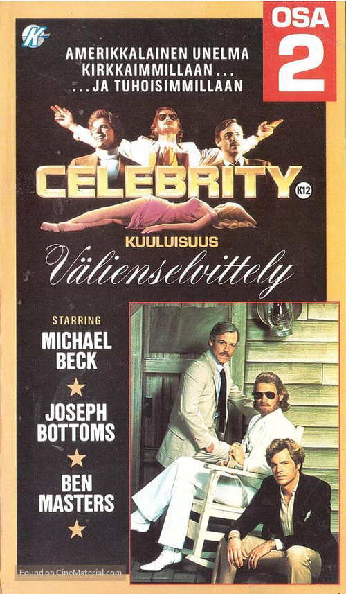 Celebrity - Finnish VHS movie cover