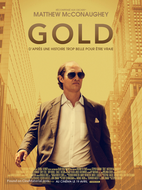 Gold - French Movie Poster