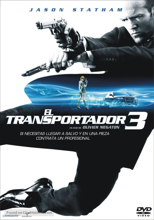 Transporter 3 - Chilean Movie Cover