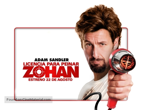 You Don&#039;t Mess with the Zohan - Spanish Movie Poster