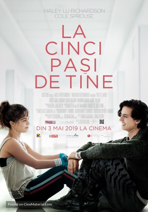 Five Feet Apart - Romanian Movie Poster