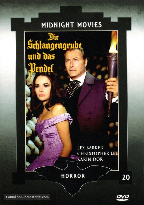 Die Schlangengrube und das Pendel - German DVD movie cover