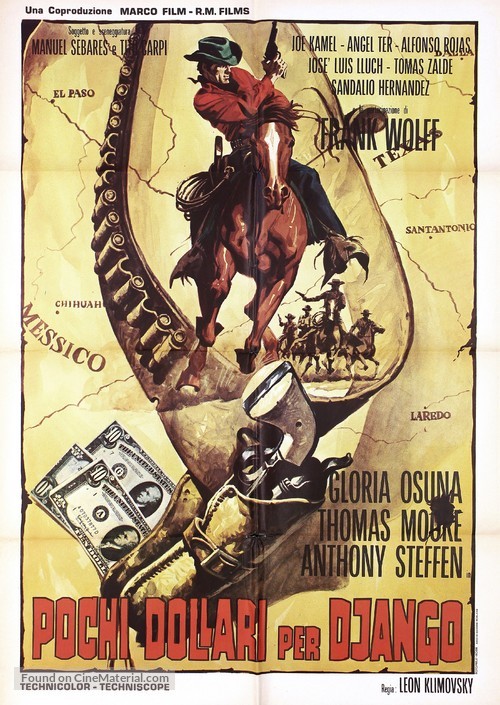 Pochi dollari per Django - Italian Movie Poster