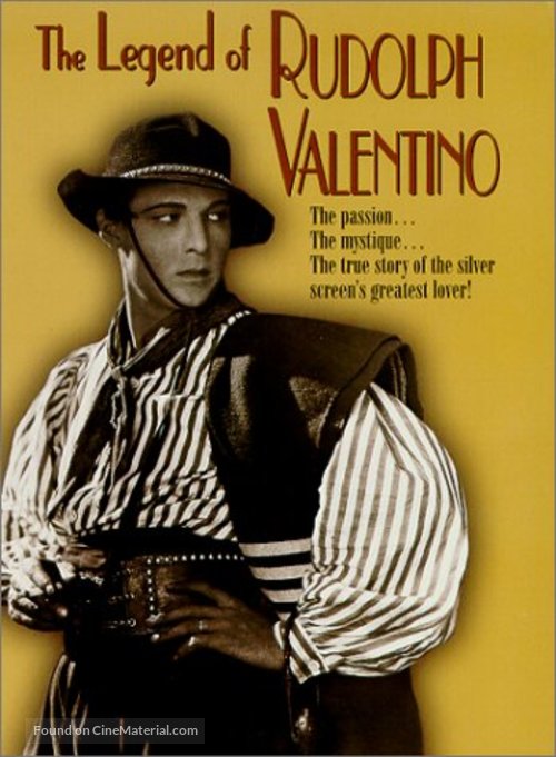 The Legend of Rudolph Valentino - DVD movie cover