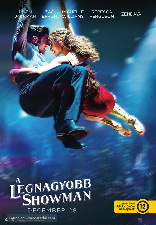 The Greatest Showman - Hungarian Movie Poster