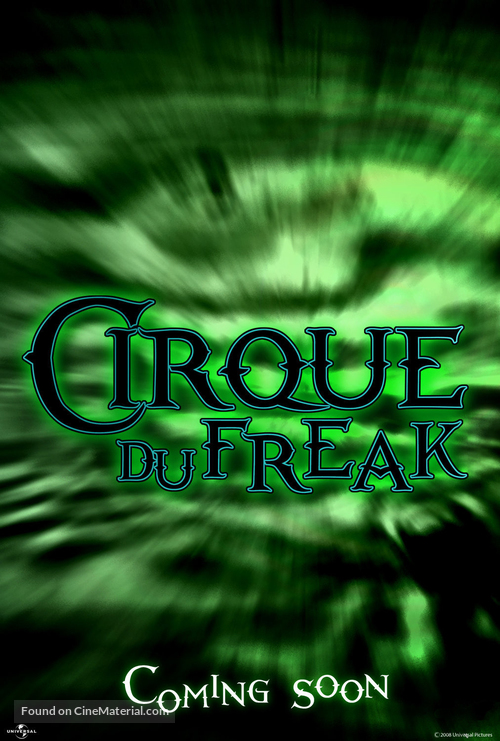 Cirque du Freak: The Vampire&#039;s Assistant - Movie Poster
