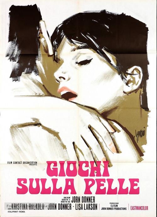 Mustaa valkoisella - Italian Movie Poster