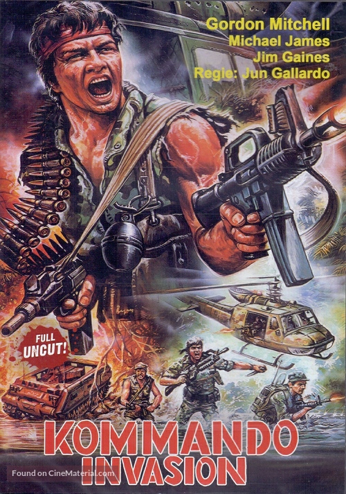 Commando Invasion - German Movie Cover