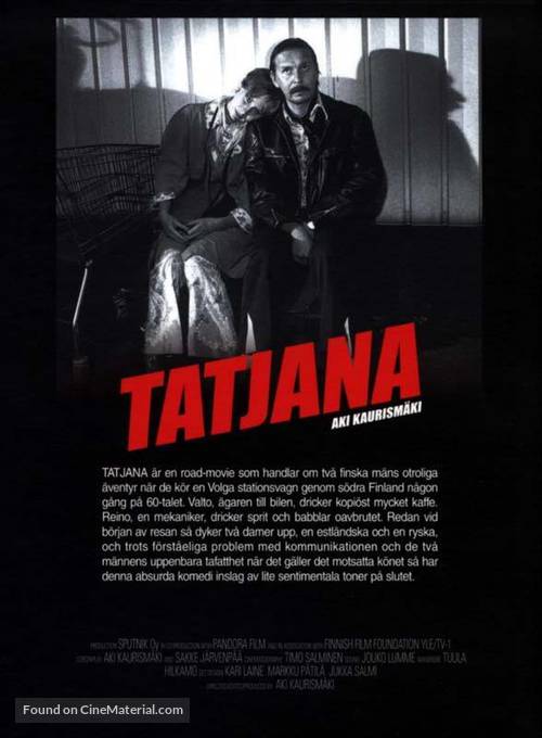 Pid&auml; huivista kiinni, Tatjana - Finnish Movie Poster