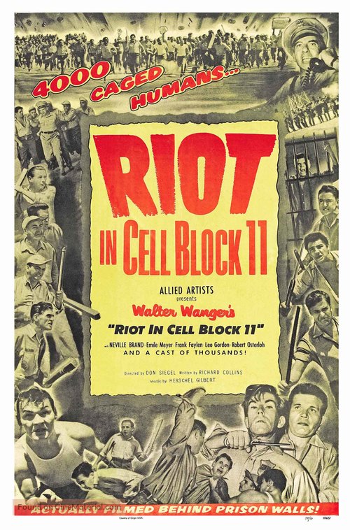 Riot in Cell Block 11 - Movie Poster