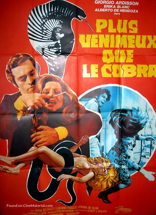 L&#039;uomo pi&ugrave; velenoso del cobra - French Movie Poster