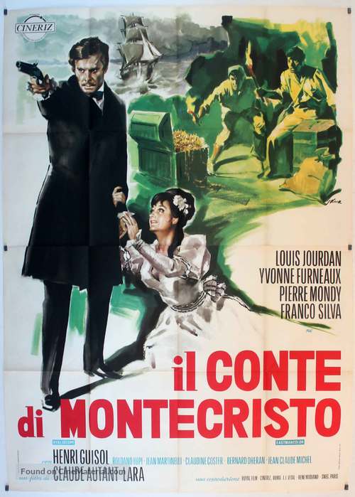 Le comte de Monte Cristo - Italian Movie Poster