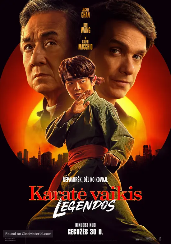 Karate Kid: Legends - Lithuanian Movie Poster