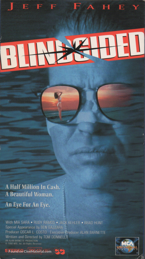 Blindsided - VHS movie cover