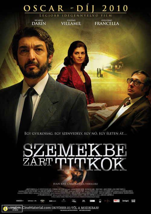 El secreto de sus ojos - Hungarian Movie Poster