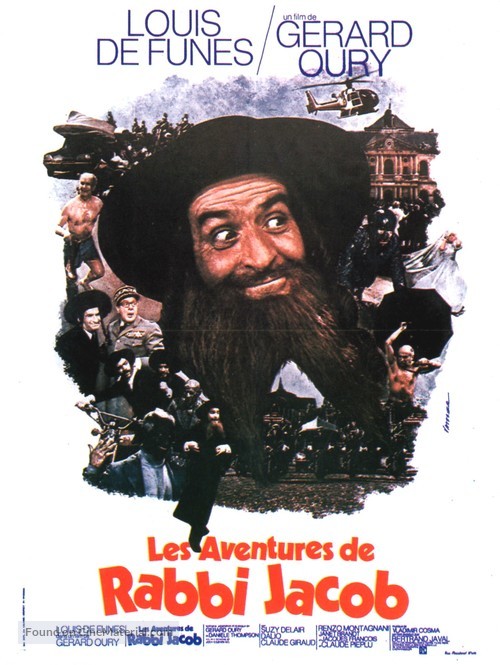 Les aventures de Rabbi Jacob - French Movie Poster