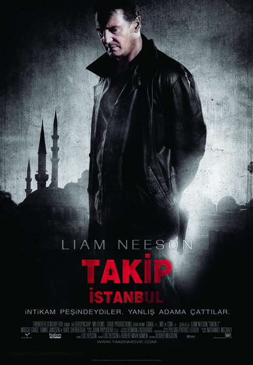 Taken 2 - Turkish Movie Poster