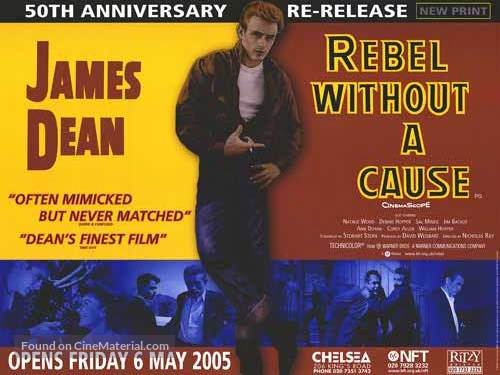 Rebel Without a Cause (1955) British movie poster