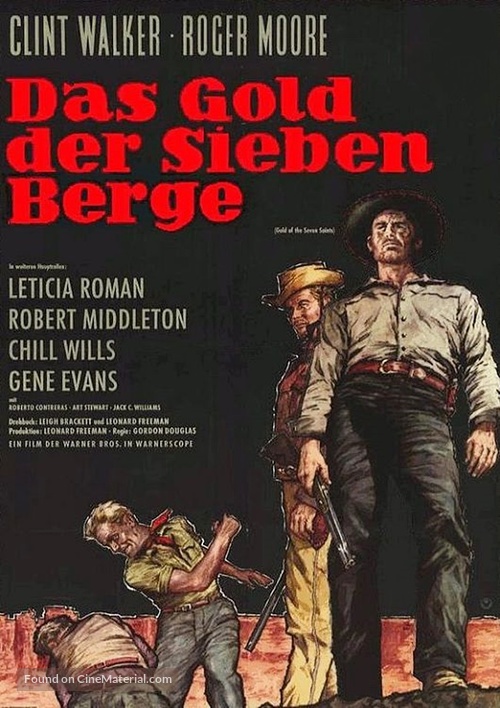 Gold of the Seven Saints - German Movie Poster