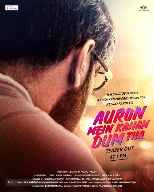 Auron Mein Kahan DumTha - Indian Movie Poster