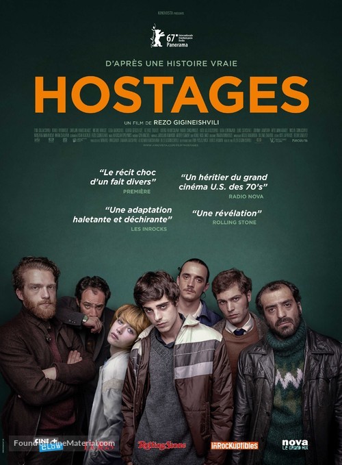 Hostages - French Movie Poster