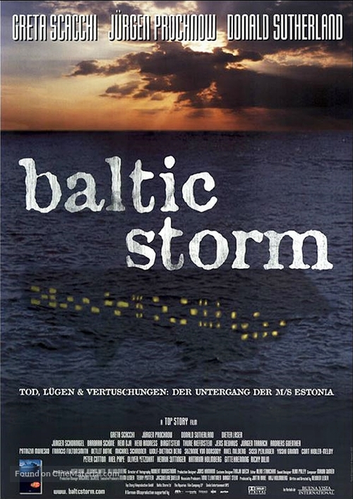 Baltic Storm - German Movie Poster
