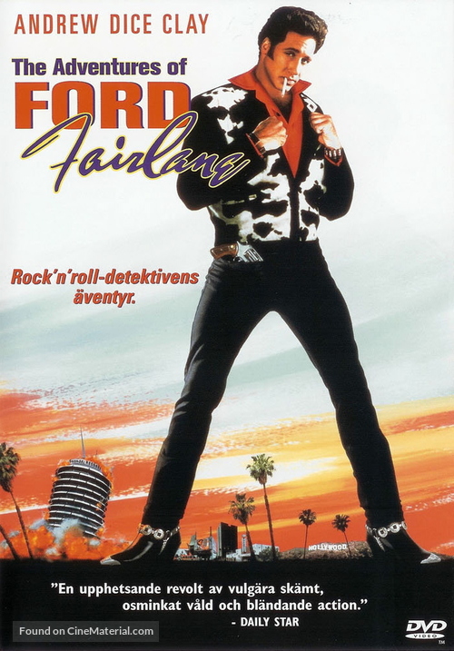 The Adventures of Ford Fairlane - Swedish DVD movie cover