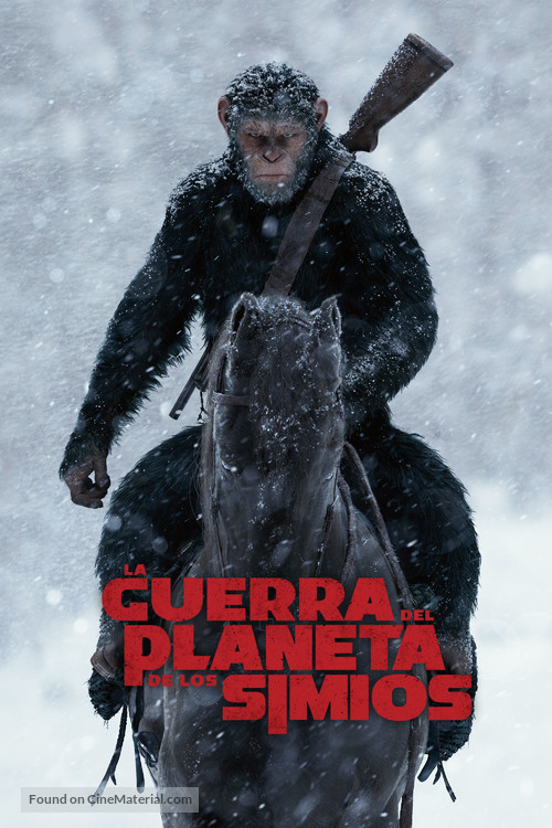 War for the Planet of the Apes - Spanish Movie Cover