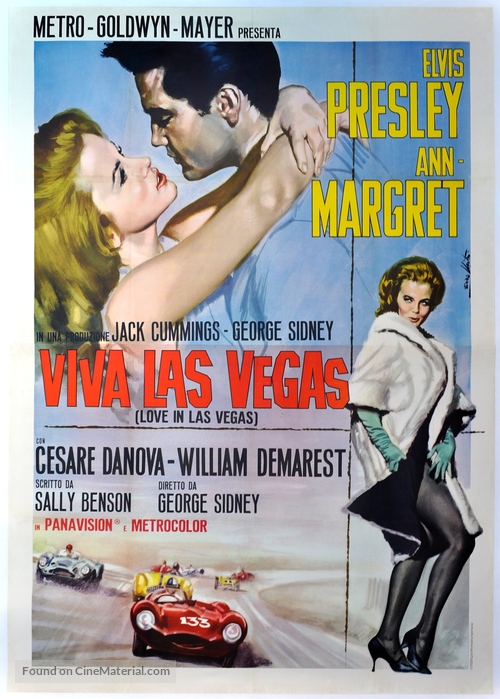 Viva Las Vegas - Italian Movie Poster