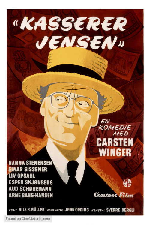 Kasserer Jensen - Norwegian Movie Poster