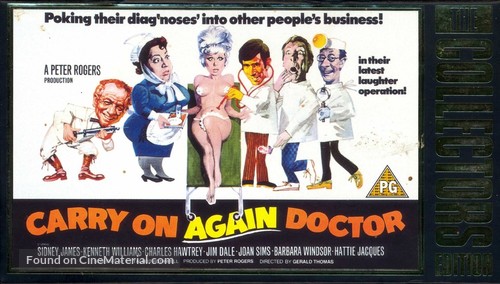 Carry On Again Doctor - British VHS movie cover