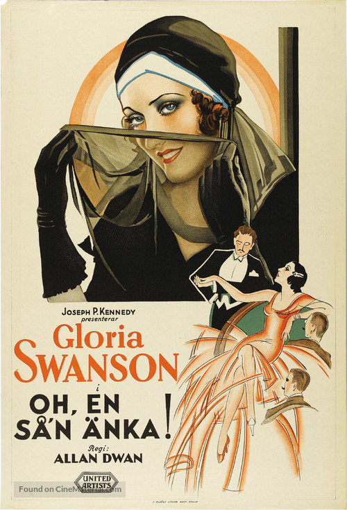 What a Widow! - Swedish Movie Poster