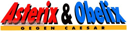 Ast&eacute;rix et Ob&eacute;lix contre C&eacute;sar - German Logo