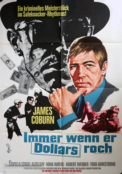 Dead Heat on a Merry-Go-Round - German Movie Poster