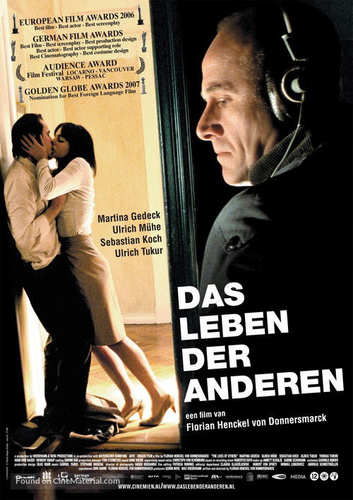 Das Leben der Anderen - Dutch Movie Poster