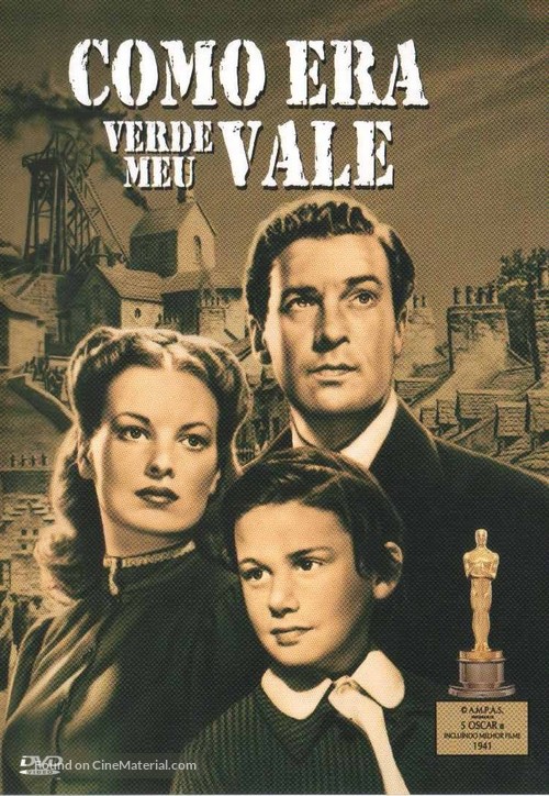 How Green Was My Valley - Brazilian Movie Cover
